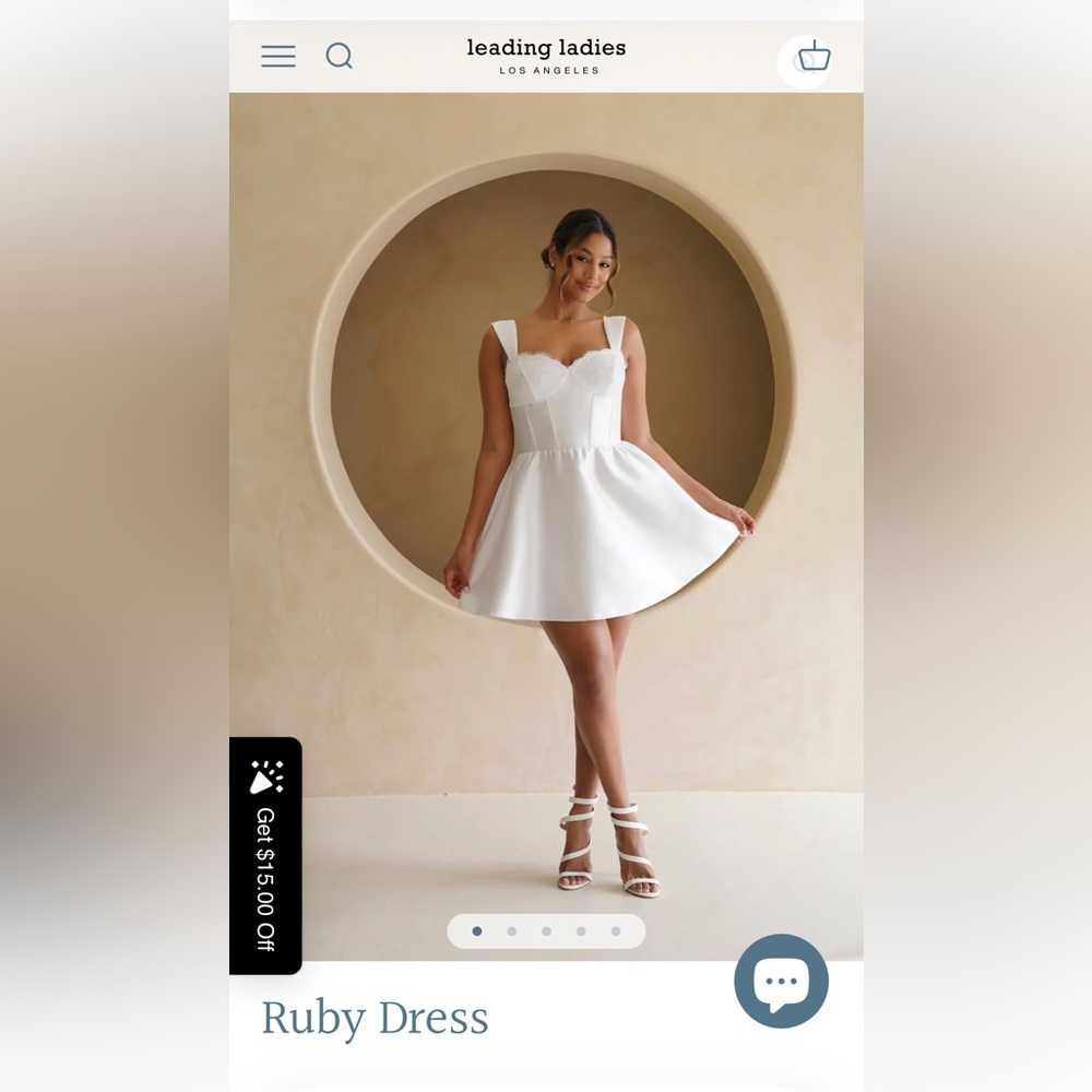 Elegant White Mini Dress